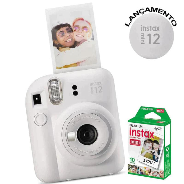 Câmera Polaroide Instax mini 12 + Brinde 50 filmes de foto - Zanka Express