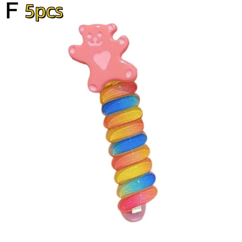 Espiral Colorido Kids - Kit com 5 Unidades (frete grátis hoje) - Zanka Express